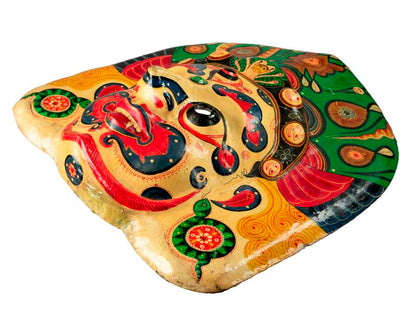 Masque Lakhe Népalais – Masque De Danse Rituelle Du Festival Indra Jatra
