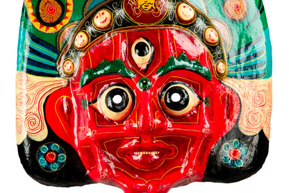 Masque Lakhe Kali Demon Népalais – Masque De Danse Rituelle Du Festival Indra Jatra