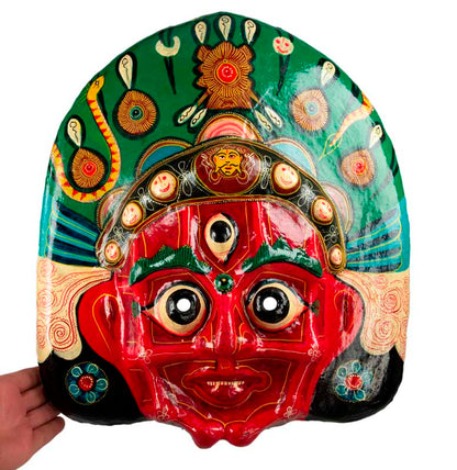 Masque Lakhe Kali Demon Népalais – Masque De Danse Rituelle Du Festival Indra Jatra