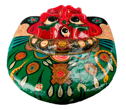 Masque Lakhe Kali Demon Népalais – Masque De Danse Rituelle Du Festival Indra Jatra