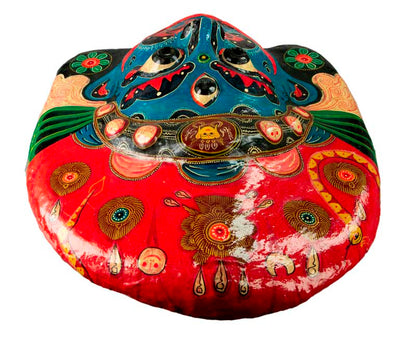 Masque Lakhey Népalais – Masque De Danse Rituelle Du Festival Indra Jatra