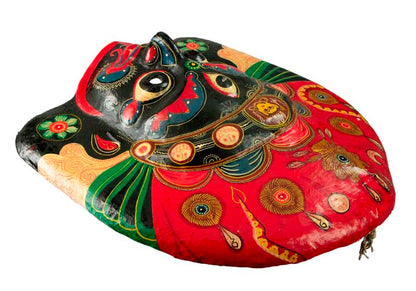 Masque Lakhey Népalais – Masque De Danse Rituelle Du Festival Indra Jatra