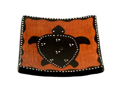 Porte-Encens Tortue En Céramique – Artisanat Indonésien