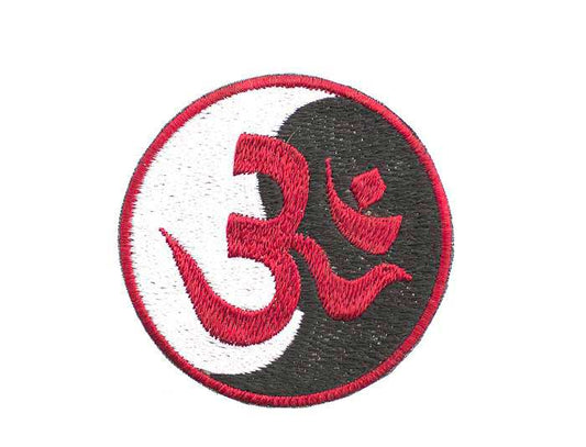 Écusson Brodé Aum Om Bouddhiste – Artisanat Népalais