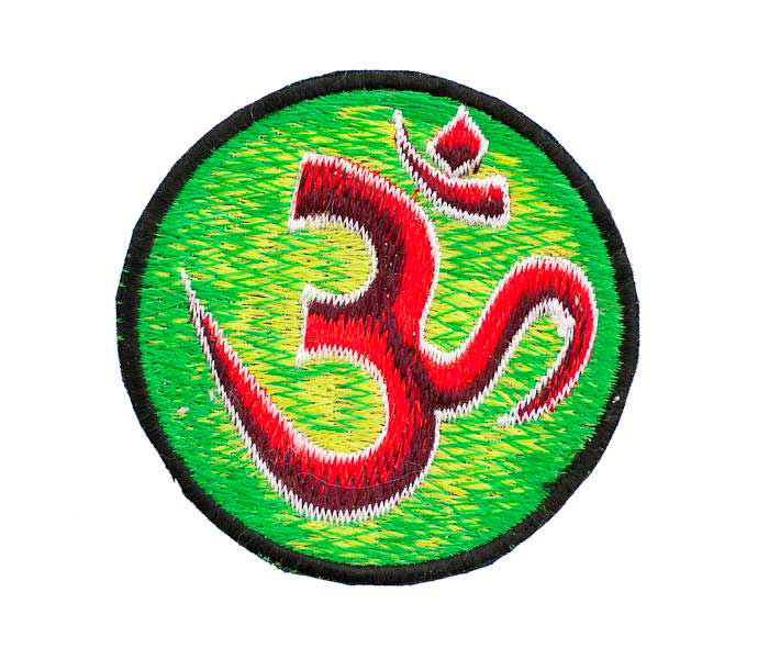 Écusson Brodé Aum Om Rasta Bouddhiste Népalais