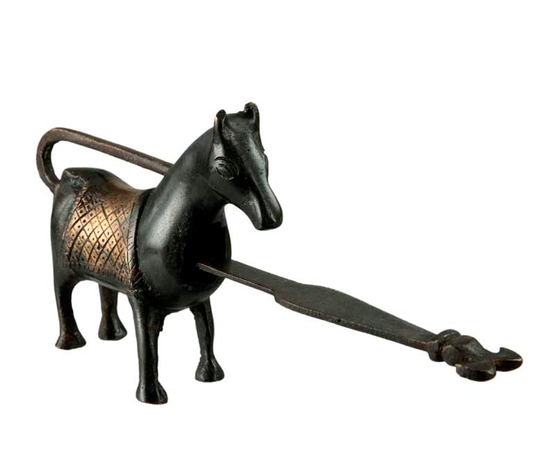 Cadenas Décoratif En Forme De Cheval En Laiton – Artisanat De L'Inde