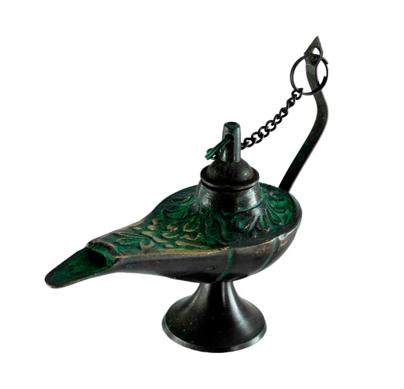 Lampe d’Aladin en Laiton 9,75 cm – Artisanat Indien