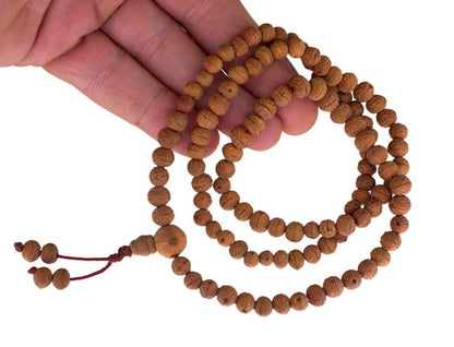 Mala Tibétain Des Montagnes En Graines De Raktu – Chapelet Bouddhiste