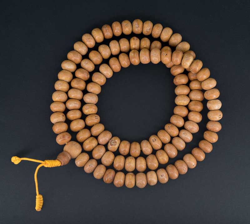 Mala Tibétain Bodhi Authentique – 108 Perles En Graines De Bodhi Véritables