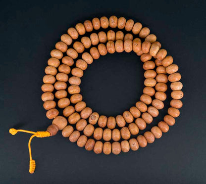 Mala Tibétain Bodhi Authentique – 108 Perles En Graines De Bodhi Véritables