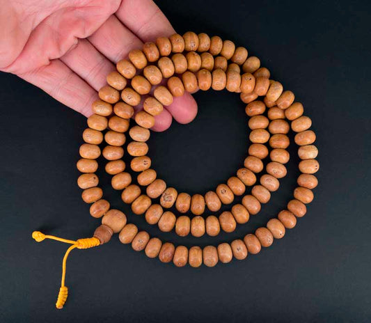Mala Tibétain Bodhi Authentique – 108 Perles En Graines De Bodhi Véritables