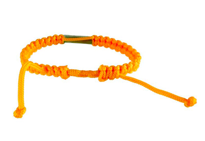Bracelet Bouddhiste Sai Sin Jaune avec Takrut – Tradition Thaïlandaise