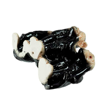 Statuettes 3 Singes de la Sagesse en Porcelaine – Chine