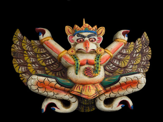 Masque Garuda Népalais – Aigle Khyung – Bouddhisme Tibétain