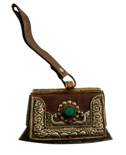 Mechak Ancien Briquet à Silex Tibétain – Objet Traditionnel Khampa