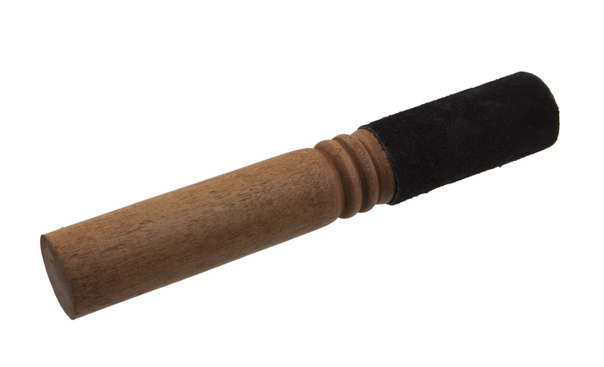 Mailloche en Bois et Cuir pour Bol Chantant ou Gong – 18 cm – Fabrication Artisanale du Népal