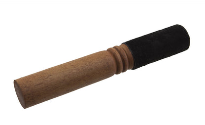 Mailloche en Bois et Cuir pour Bol Chantant ou Gong – 18 cm – Fabrication Artisanale du Népal