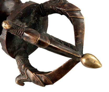 Grand Dorje Vajra Népalais en Bronze – Instrument Rituel du Bouddhisme Vajrayana