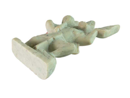 Statuette Hanuman en Pierre Sculptée – Artisanat Traditionnel Indien