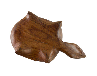 Figurine Tortue En Bois – Statue Artisanale Faite Main De Gambie
