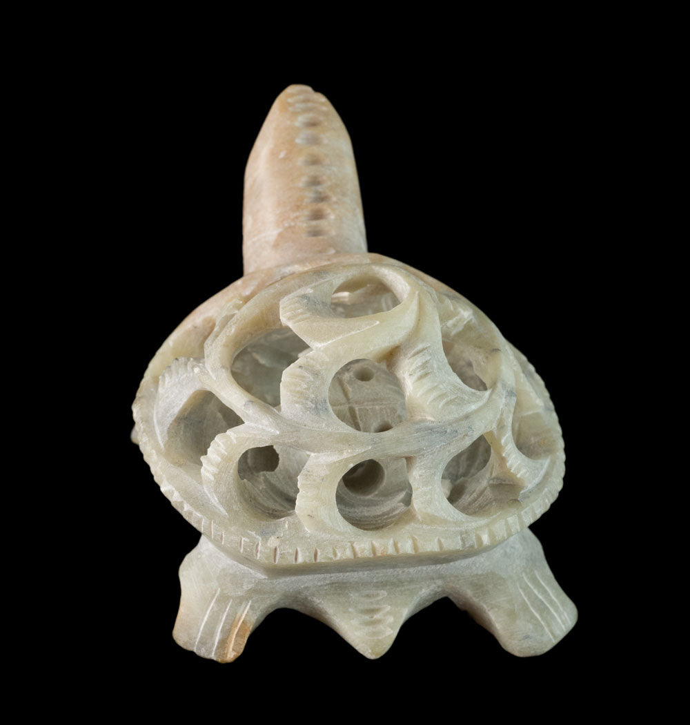 Figurine Tortue En Pierre – Sculpture Artisanale Fait Main D’Inde