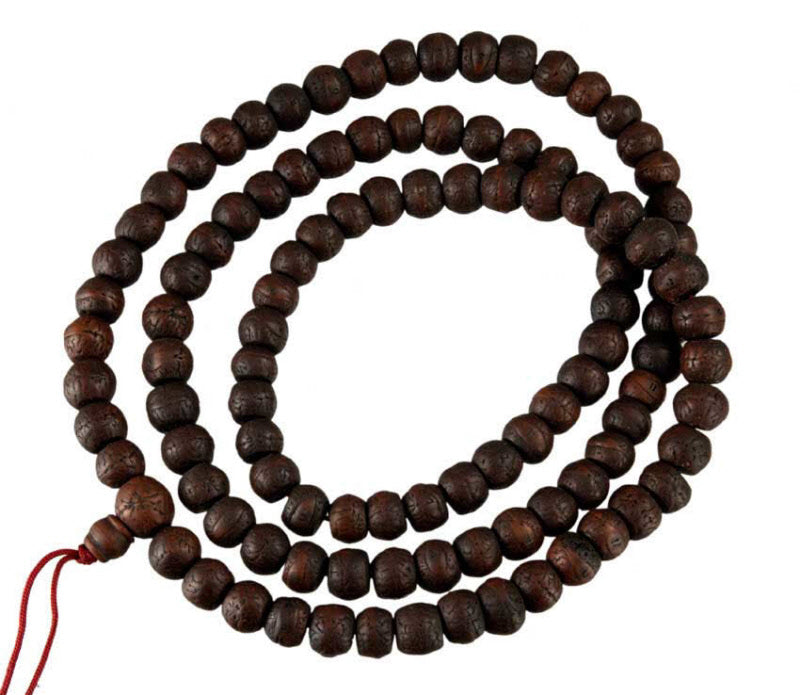 Ancien Mala Tibétain De Moine Bouddhiste – Bodhi Tree En Graines De Bodhi Véritables