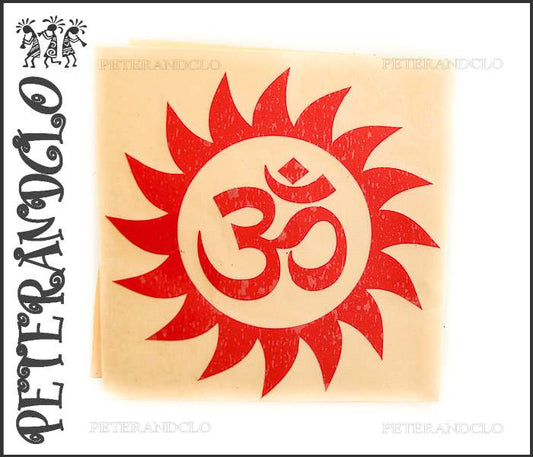 Autocollant Sticker Hindou Bollywood – Om Aum, Syllabe Sacrée