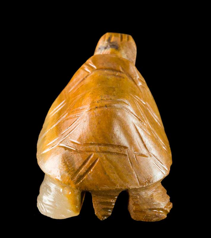 Figurine Tortue En Résine Imitation Pierre – Statuette Décorative