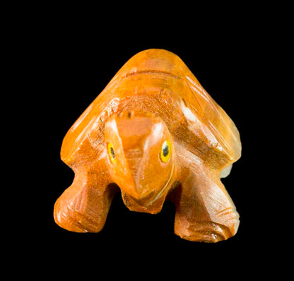 Figurine Tortue En Résine Imitation Pierre – Statuette Décorative