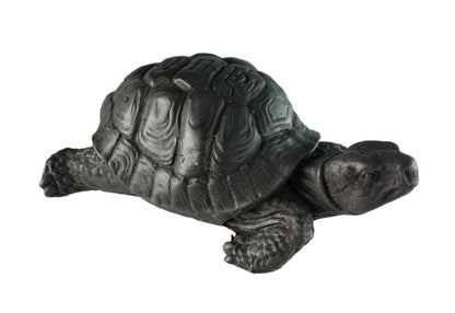 Figurine Tortue En Résine Noire – Symbole Asiatique De Longévité