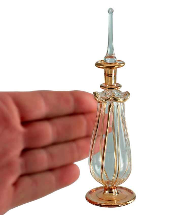 Flacon À Parfum En Verre Soufflé – Artisanat Égyptien