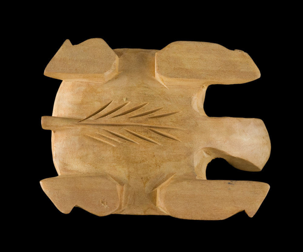 Figurine Tortue En Bois Sculpté – Artisanat Fait Main D’Inde