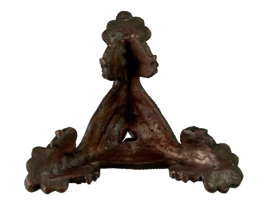 Grand Support Phurba Vajrakila En Alliage De Cuivre – Socle Rituel Bouddhiste Népalais