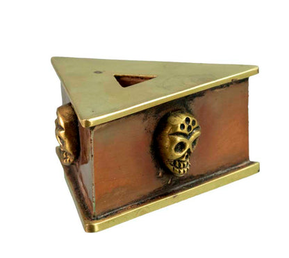 Support Phurba Vajrakila En Laiton Et Cuivre – Socle Rituel Tibétain