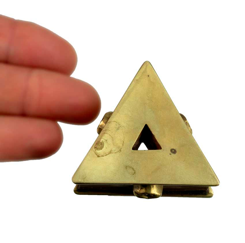 Support Phurba Vajrakila En Laiton Et Cuivre – Socle Rituel Tibétain