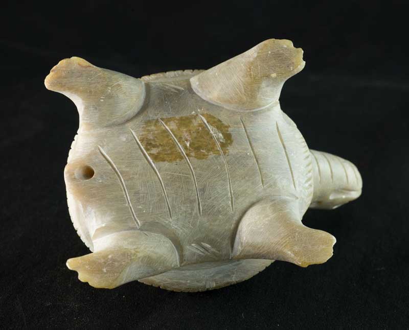 Figurine Tortue En Saponite – Statue Sculptée Faite Main D’Inde