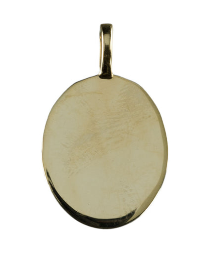 Pendentif Sainte Tatiana – icône orthodoxe en métal doré bijou chrétien