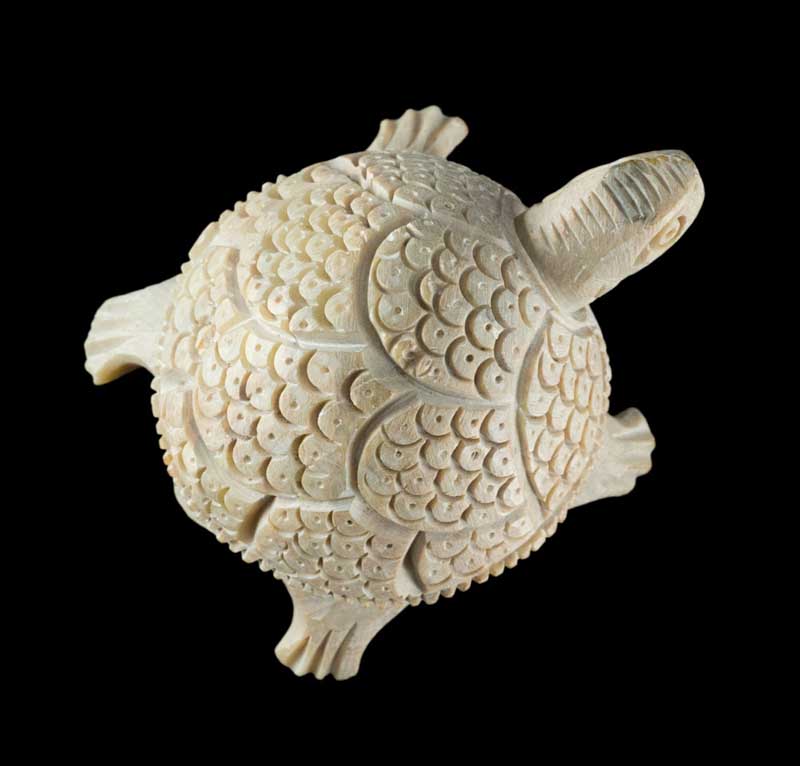Figurine Tortue En Agate – Pierre Naturelle Faite Main Du Brésil