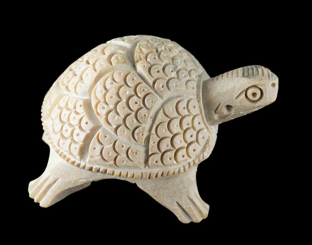 Figurine Tortue En Agate – Pierre Naturelle Faite Main Du Brésil