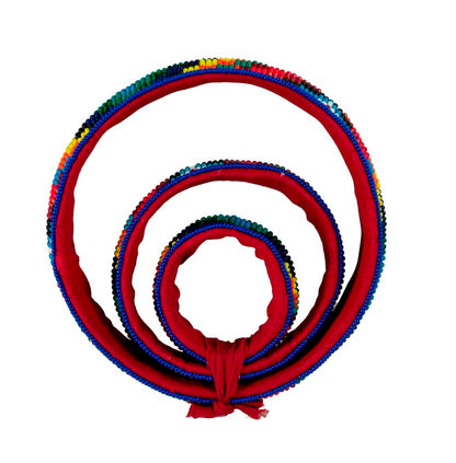 Mandala Tibétain À Offrande Avec Perles – Objet Rituel Du Bouddhisme Tibétain