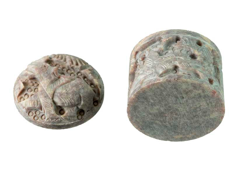 Boîte À Bijoux En Pierre Stéatite – Artisanat Indien Sculpté Animaux