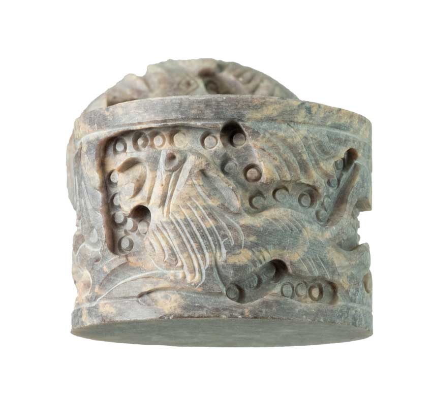 Boîte À Bijoux En Pierre Stéatite – Artisanat Indien Sculpté Animaux