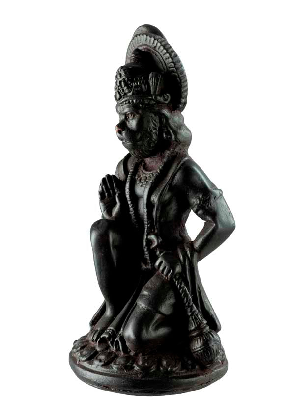 Statuette Hanuman En Résine 13,5 cm – Dieu Hindou, Roi Des Singes