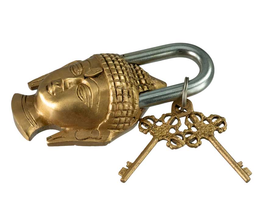 Cadenas Décoratif Bouddha Avec Mantra Om Mani Padme Hum – Artisanat Du Népal