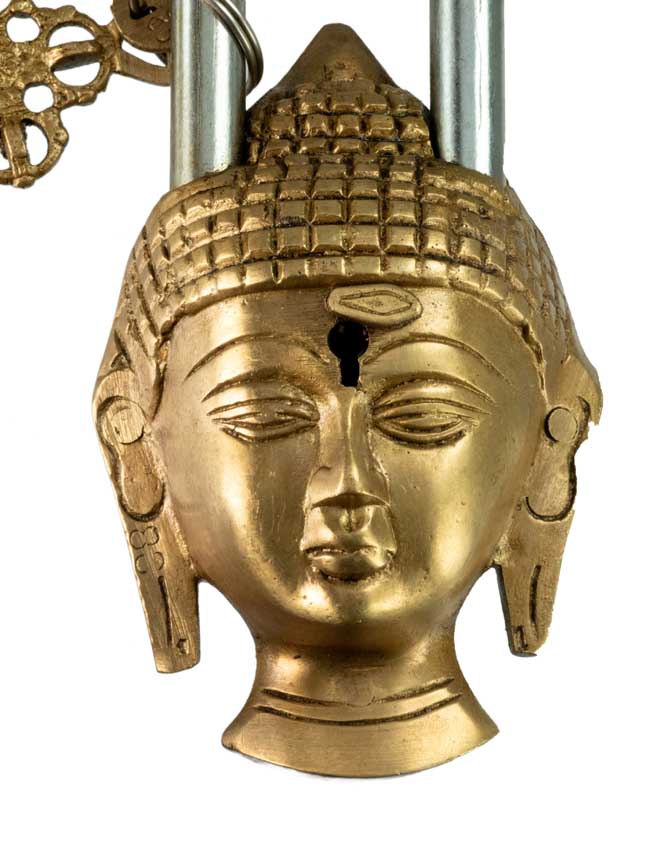 Cadenas Décoratif Bouddha Avec Mantra Om Mani Padme Hum – Artisanat Du Népal