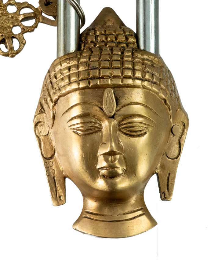 Cadenas Décoratif Bouddha Avec Mantra Om Mani Padme Hum – Artisanat Du Népal