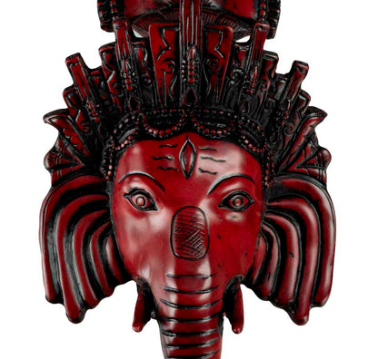 Décoration Murale Ganesh En Résine – Artisanat Népalais