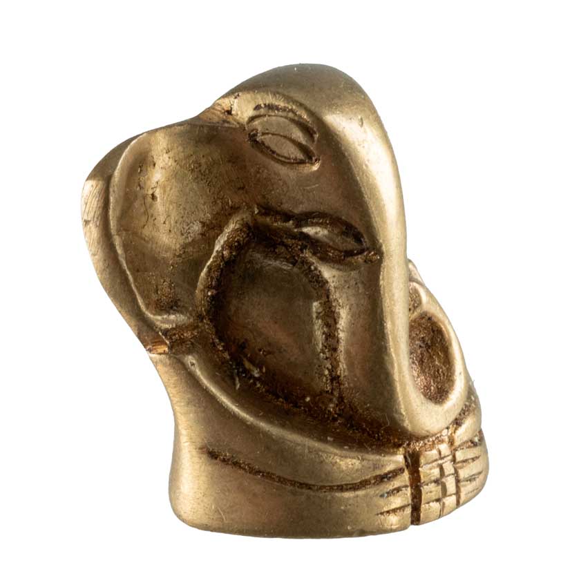 Statuette Ganesh en Laiton – Petite Sculpture Hindoue