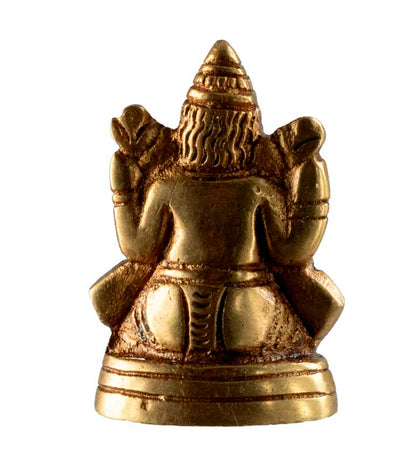 Statuette Ganesh en Laiton – Petite Statue Hindoue de Ganesha