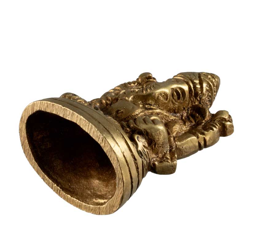 Statuette Ganesh en Laiton – Petite Statue Hindoue de Ganesha